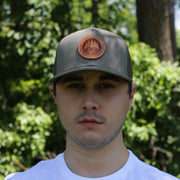 Loden Leather Patch Hat