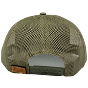 loden leather patch hat